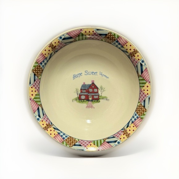 The Unbranded Brand Other - Home Sweet Home Bowl Quilt Farmhouse Decor Decorative‎ Bowl Kitchen Cottagecore